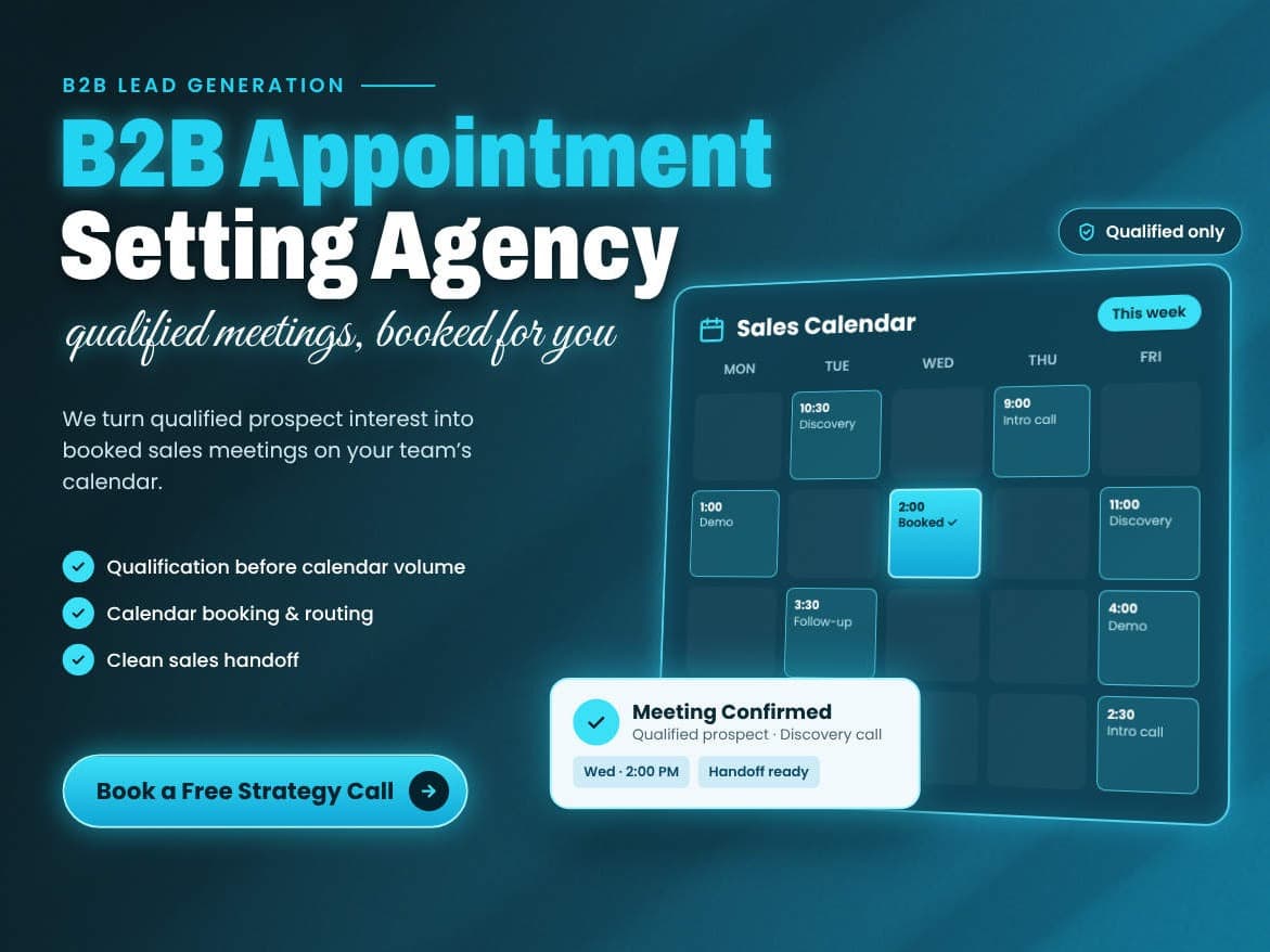 B2B appointment setting strategy and qualification workflow