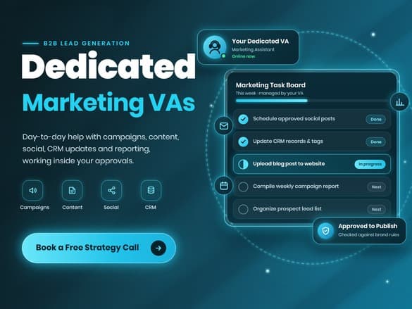 Dedicated marketing virtual assistant services strategy