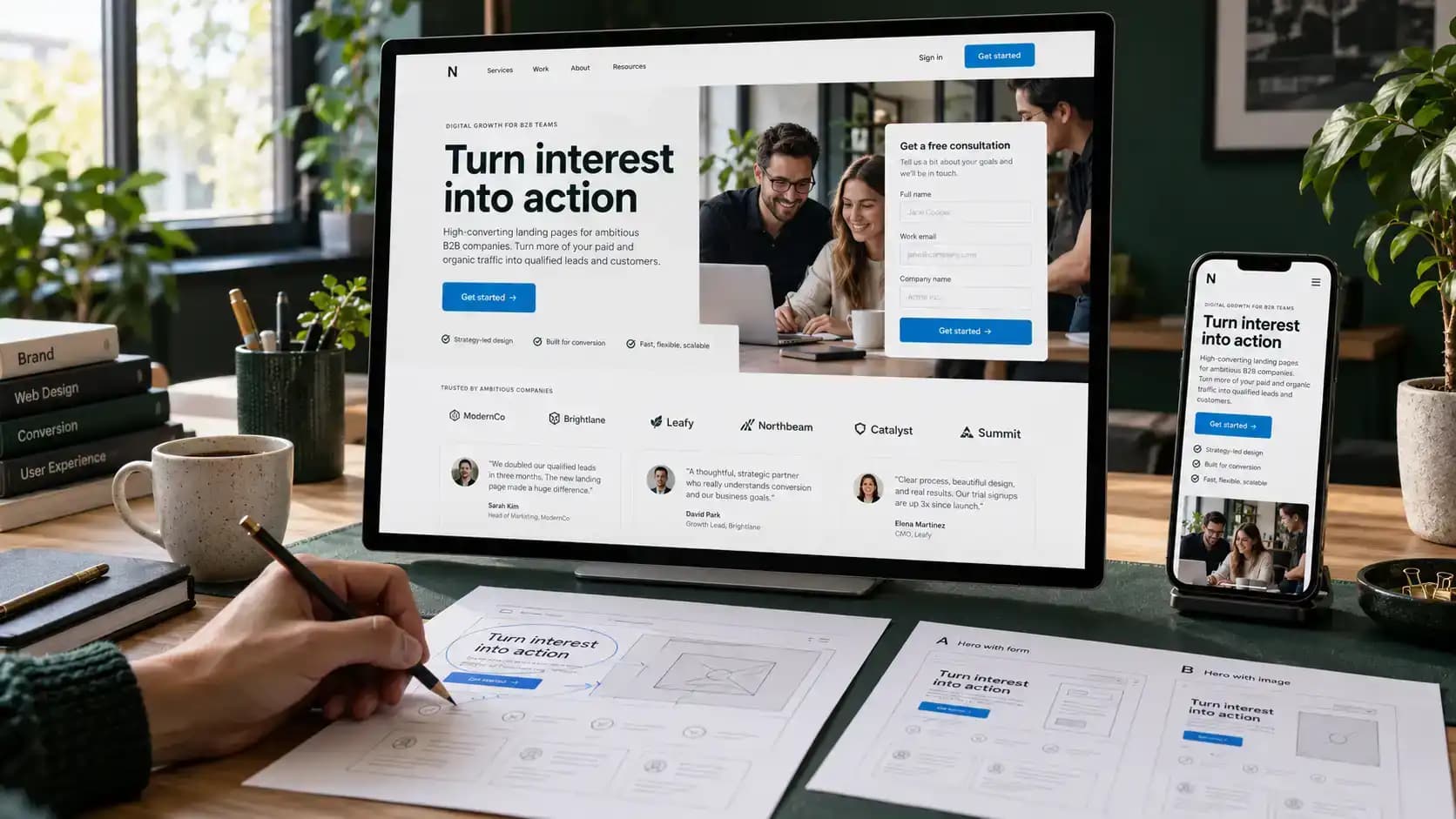 What Makes a High-Converting Landing Page